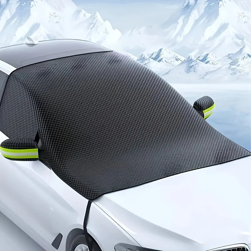 Magnetic Car Weatherproof Shield - UV, Snow, Dust Protection | Thickened Winter Frost Cover for Outdoor & Indoor Use