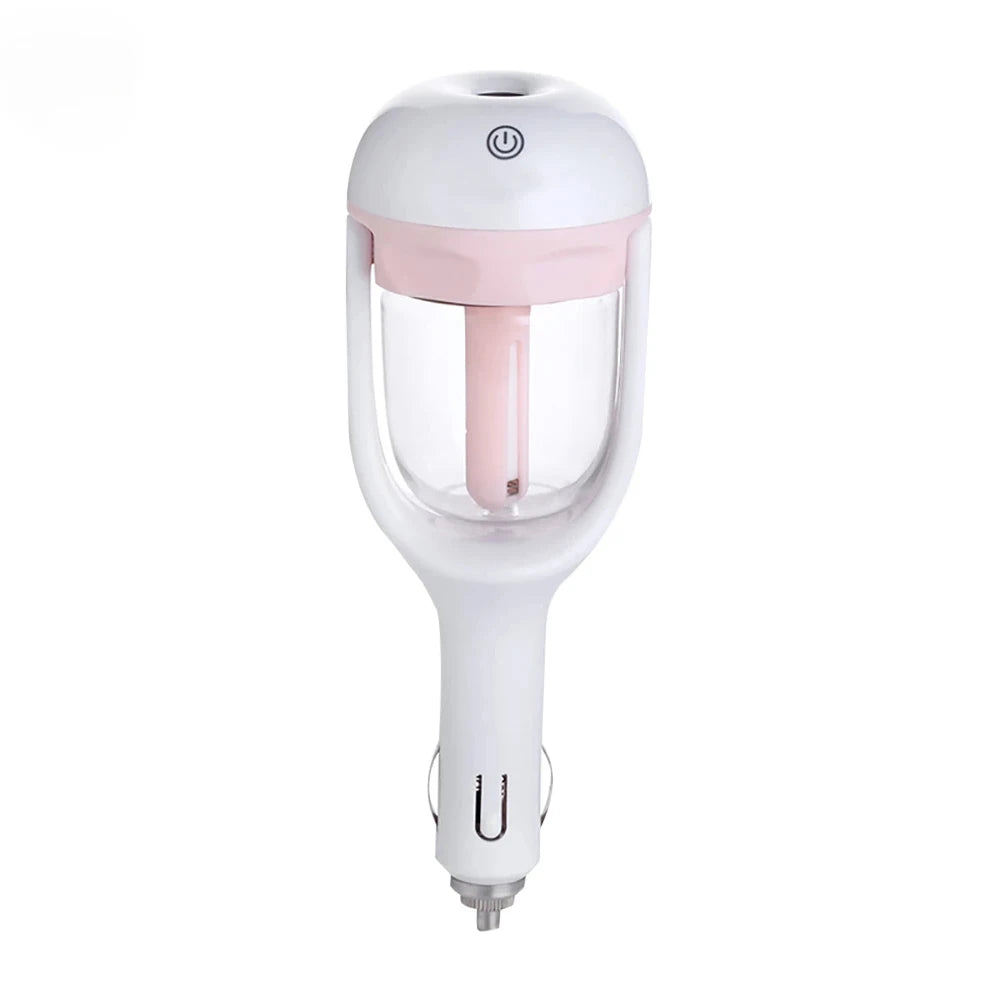 Mini Car Air Humidifier with Essential Oil Diffuser, 3-in-1 Aromatherapy Purifier & Mist Maker for Auto Interior