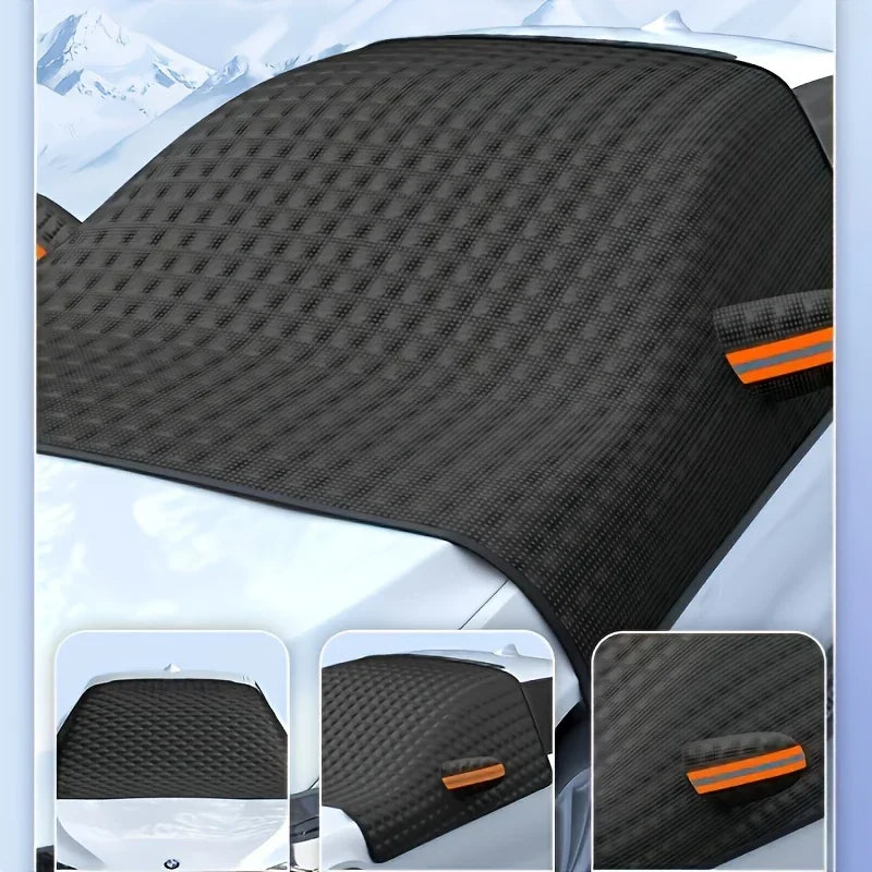Magnetic Car Weatherproof Shield - UV, Snow, Dust Protection | Thickened Winter Frost Cover for Outdoor & Indoor Use